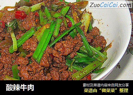 酸辣牛肉