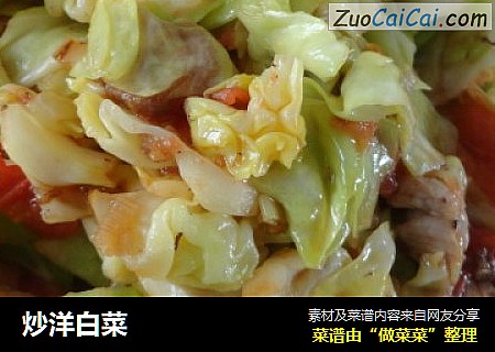 炒洋白菜