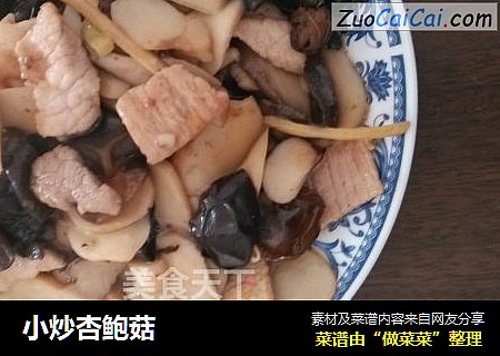 小炒杏鲍菇