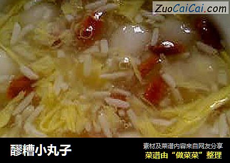 醪糟小丸子