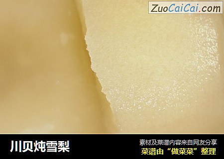 川贝炖雪梨