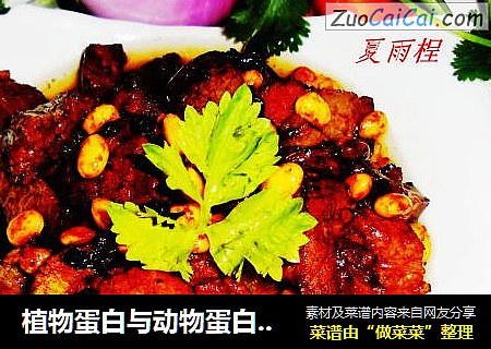 植物蛋白与动物蛋白的完美结合——黄豆焖红烧肉