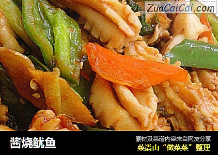 酱烧鱿鱼