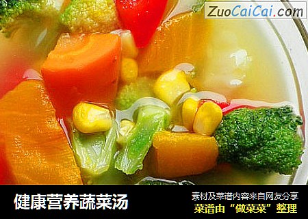 健康营养蔬菜汤