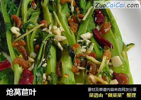 炝莴苣叶