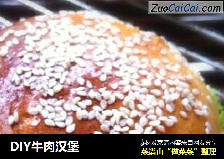 DIY牛肉汉堡