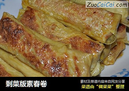 剩菜版素春卷