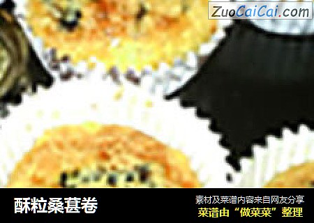 酥粒桑葚卷