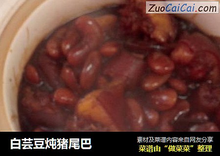 白芸豆炖猪尾巴