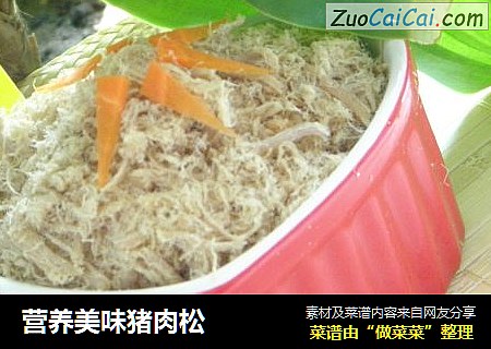 营养美味猪肉松