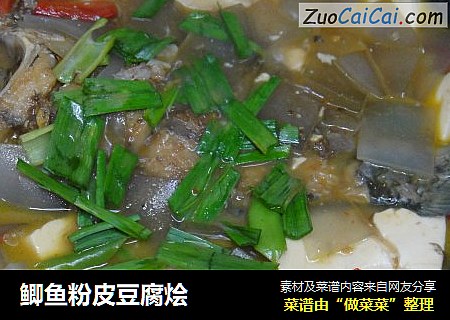 鲫鱼粉皮豆腐烩
