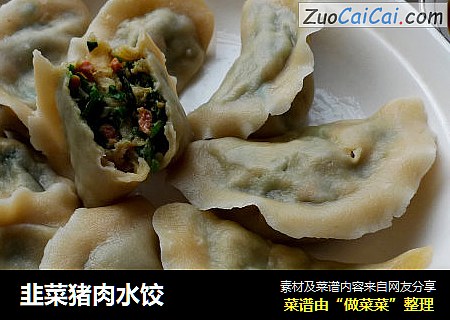 韭菜猪肉水饺