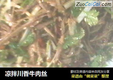 凉拌川香牛肉丝