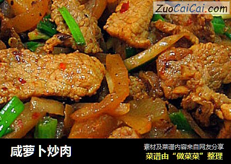 咸萝卜炒肉