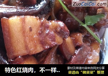 特色红烧肉，不一样的感觉，你也来试试！