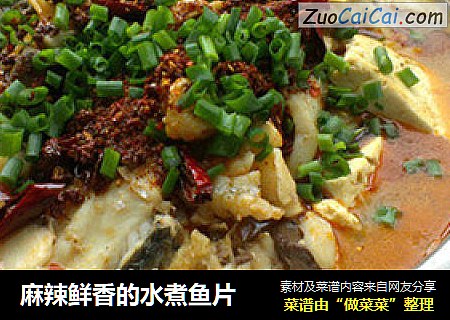 麻辣鲜香的水煮鱼片