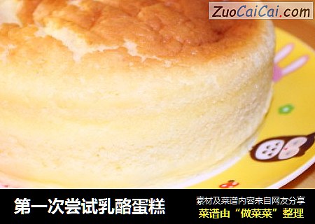 第一次尝试乳酪蛋糕