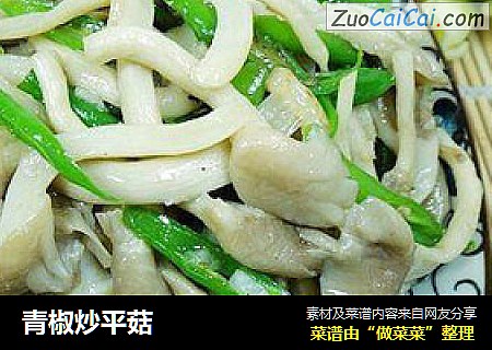青椒炒平菇