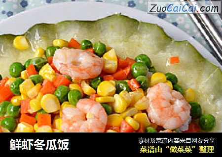 鲜虾冬瓜饭