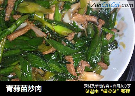 青蒜苗炒肉