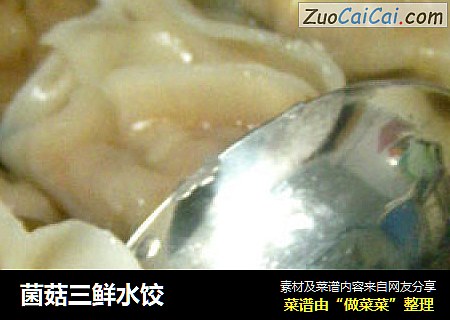 菌菇三鲜水饺