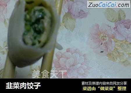 韭菜肉饺子