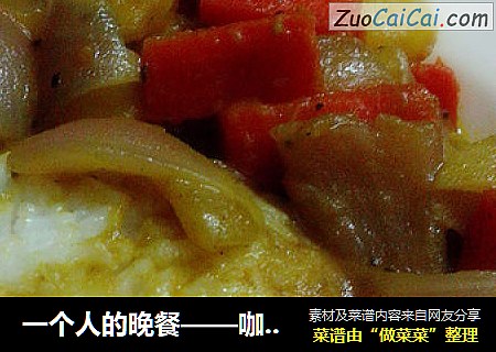 一个人的晚餐——咖喱素菜饭