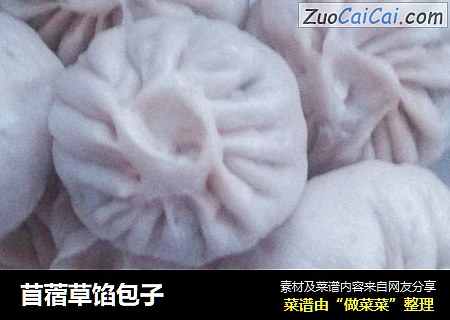 苜蓿草馅包子