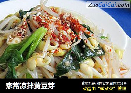 家常凉拌黄豆芽