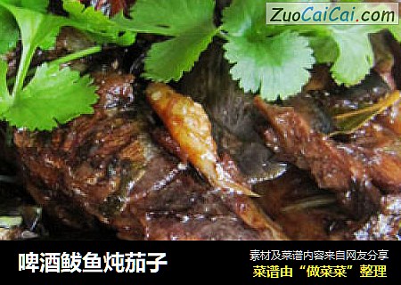 啤酒鲅鱼炖茄子