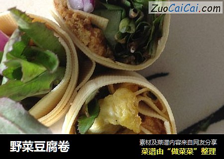 野菜豆腐卷