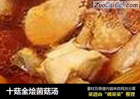 十菇全烩菌菇汤