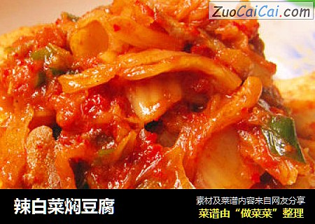辣白菜焖豆腐
