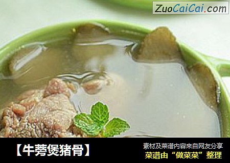 【牛蒡煲猪骨】