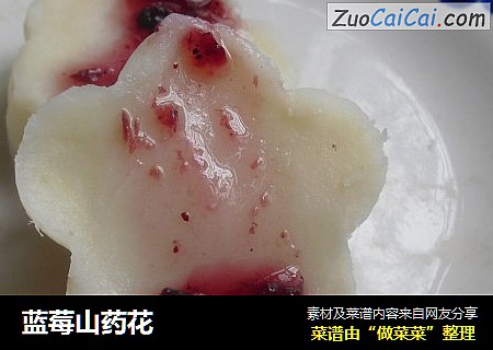 蓝莓山药花