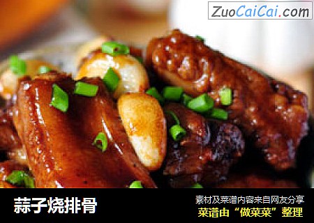 蒜子烧排骨