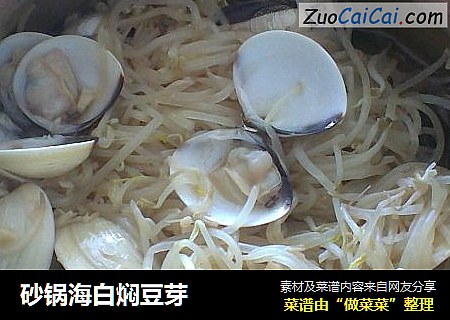 砂锅海白焖豆芽