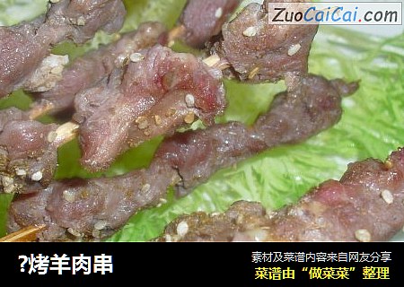 ?烤羊肉串