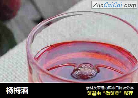 杨梅酒