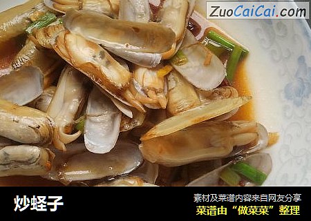炒蛏子