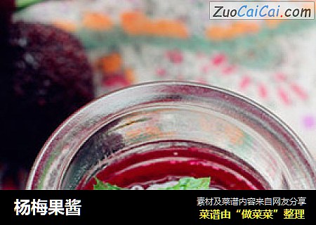 杨梅果酱