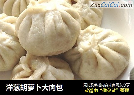 洋葱胡萝卜大肉包