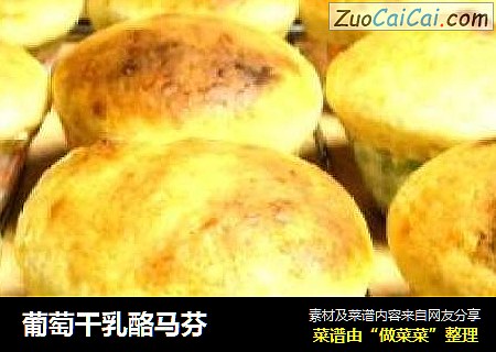 葡萄干乳酪马芬