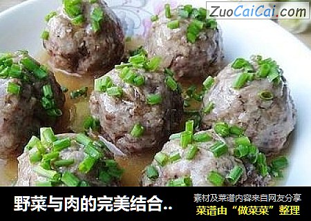 野菜与肉的完美结合——鱼腥草肉丸