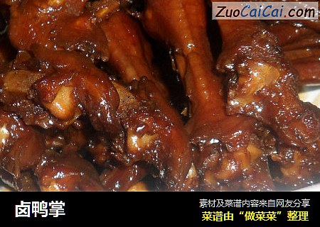 卤鸭掌