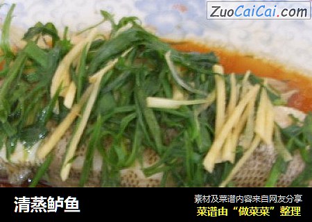 清蒸鲈鱼