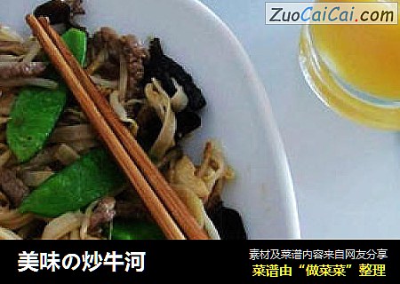 美味の炒牛河