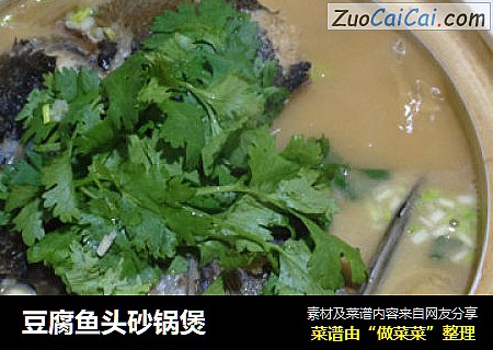 豆腐鱼头砂锅煲