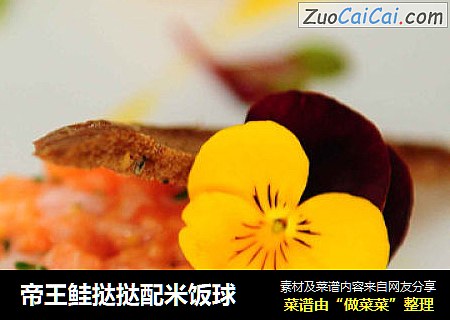 帝王鲑挞挞配米饭球