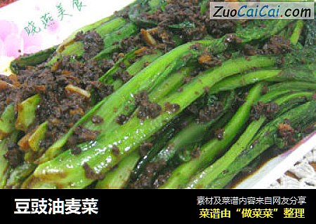 豆豉油麦菜
